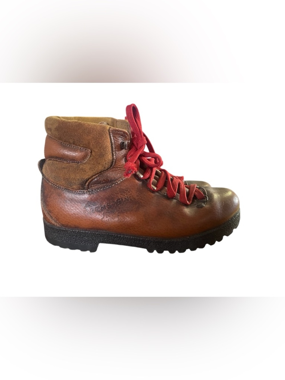 vintage Men’s Dachstein Mountaineering Hiking Leather Boots *Est Size 38